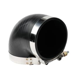 Performance 9781 Black 90 Degree Coupler Boot For 4 Inch Diameter Intake Tubes