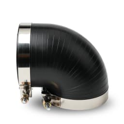 Performance 9781 Black 90 Degree Coupler Boot For 4 Inch Diameter Intake Tubes