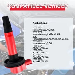 Carbole 6 Pack Ignition Coil For 1999-2010 Honda Accord Odyssey 3.0L 3.2L 3.5L V6 UF24