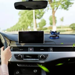 Car Air Freshener Diffuser Solar Helicopter Interior Accessories Decoration Propeller Rotating Auto Perfume Diffuser Supplies