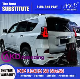 AKD Tail Lamp for Lexus GX GX460 LED Tail Light 2014-2020 GX400 Rear Fog Brake Turn Signal Automotive Accessories