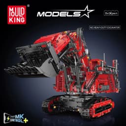 Mould King 17070/17071 Technical Car Building Block Remote Control R9800 Excavator Model Assembly Truck Brick Kid Christmas Gift