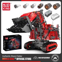 Mould King 17070/17071 Technical Car Building Block Remote Control R9800 Excavator Model Assembly Truck Brick Kid Christmas Gift