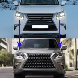Pair For Lexus GX460 2014-2022 Triple Beams LED Headlight Headlamp Assembly USA