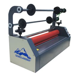 US Stock Qomolangma 26" Semi Auto Small Home Electric Business Card Cold Laminator laminating and mounting Machine Wholesale