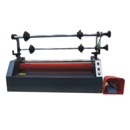 US Stock Qomolangma 26" Semi Auto Small Home Electric Business Card Cold Laminator laminating and mounting Machine Wholesale