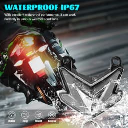Motorcycle LED Tail Light Rear Running Turn Signal Brake Integrated Lamp For Kawasaki Z800 Ninja ZX6R 2013-2016 Z125 2013-2022