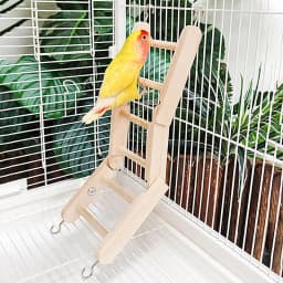Bird Climbing Toys Folding Climbing Ladder Multi-purpose Beak Grinding Toys Bird Cage Accessories For Standing Climbing Resting