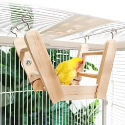 Bird Climbing Toys Folding Climbing Ladder Multi-purpose Beak Grinding Toys Bird Cage Accessories For Standing Climbing Resting