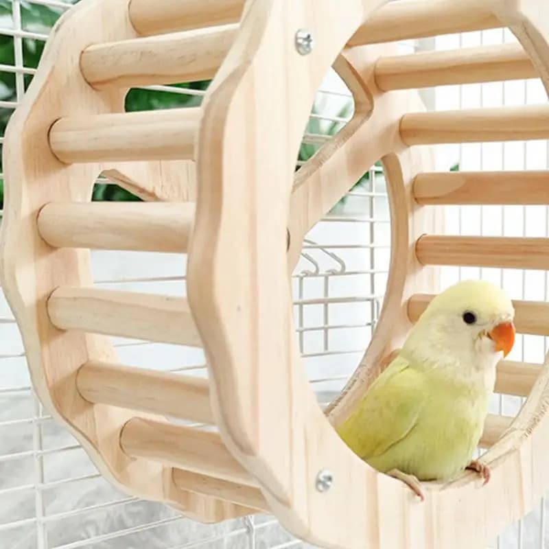 Bird Climbing Toys Folding Climbing Ladder Multi-purpose Beak Grinding Toys Bird Cage Accessories For Standing Climbing Resting