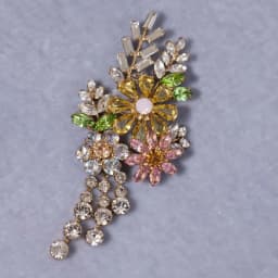 Stonefans Fashion Colorful Crystal Flower Brooch Pin Jewelry for Women Clothing Decoration Brooch Rhinestone Body Jewelry Gift