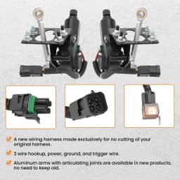MAXpeedingrods Pair Electric Headlight Conversion Kit for Chevrolet Corvette C3 1968 - 1982 BK3Q-6K682-CB, 1717628 914015