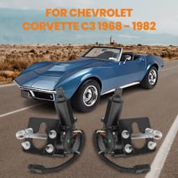 MAXpeedingrods Pair Electric Headlight Conversion Kit for Chevrolet Corvette C3 1968 - 1982 BK3Q-6K682-CB, 1717628 914015