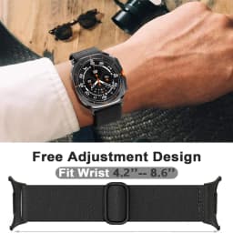 Strap For Samsung Galaxy Watch Ultra 47mm accessories Elastic Nylon Sport loop wrist bracelet correa Galaxy watch 7 Ultra band