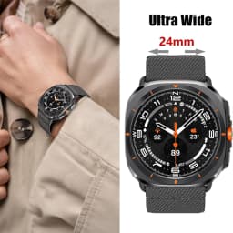 Strap For Samsung Galaxy Watch Ultra 47mm accessories Elastic Nylon Sport loop wrist bracelet correa Galaxy watch 7 Ultra band