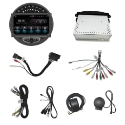Android Auto Radio Head Unit for BMW Mini Roadster Countryman Paceman Upgrade Android 13 Apple CarPlay Car Stereo GPS Navi DVD