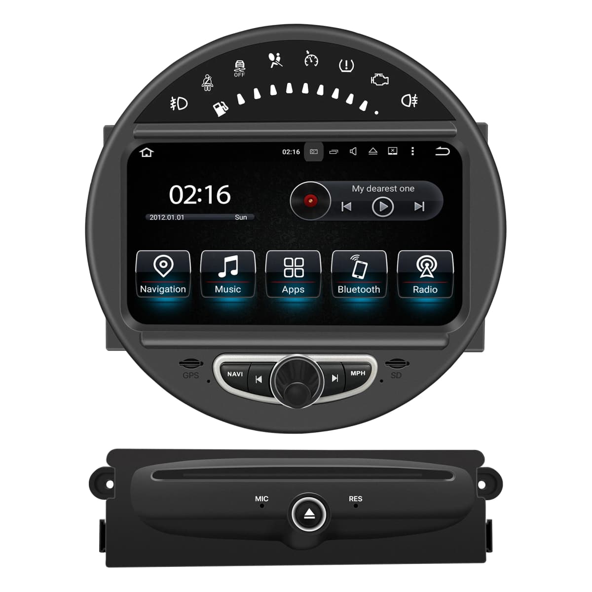 Android Auto Radio Head Unit for BMW Mini Roadster Countryman Paceman Upgrade Android 13 Apple CarPlay Car Stereo GPS Navi DVD