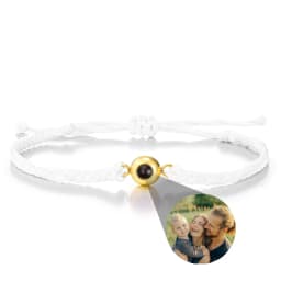 Wholesale Custom Photo Bracelet Personalized Photo Projection Bracelet Black Projection Bracelet for Men Birthday Christmas Gift