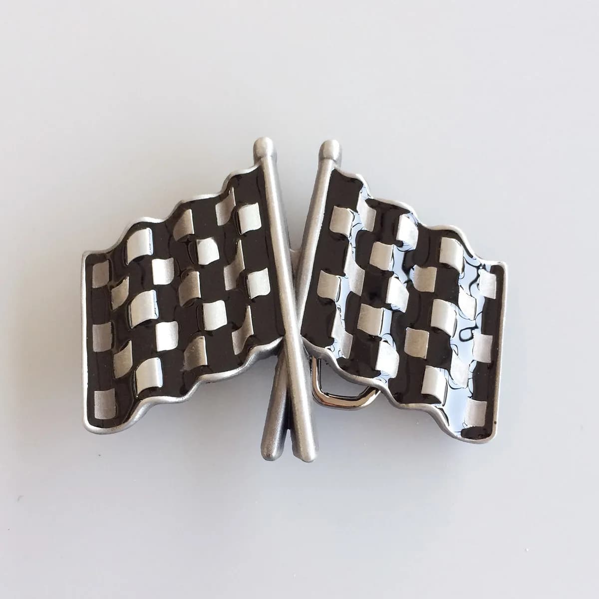 Men Belt Buckle Car Racing Flag Belt Buckle Gurtelschnalle Boucle de ceinture BUCKLE-AT055 Free Shipping