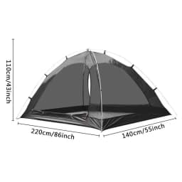 2 Person Family Camping Beach Tents Mesh Net Tent Outdoors Fly Net Tent Quick Installation Ventilated Tent Folding Camping Tent