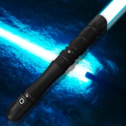 PHS 38.2inch Lightsaber Black Metal Hilt Series,Jedi Sith Light Saber,4 Modes Loud Sound,Smooth Swing,Blaster (38.2inch)