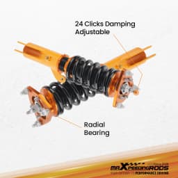 MAXPEEDINGRODS 4pcs Coilovers Coils Kit for Mitsubishi Lancer CY2A 2008-2015 For Mitsubishi Outlancer Sport(GA) 2011-2020