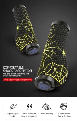 Anti-Slip Bicycle Handlebar Cover, BMX Mountain Bike Handlebar Lock Cover, Bicycle Accessories