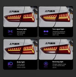 Car Lights for Chevrolet Malibu LED Tail Light 2016-2022 Malibu Rear Stop Lamp Brake Signal DRL Reverse Automotive Accessories