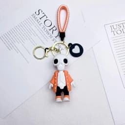 Skull Keychain Scary Skeleton Key Chain 8cm Backpack Purse Key Holder Portable Key Chain Bag Pendant For Men Women