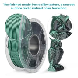 SUNLU Silk PLA Plus 3D Printer Filament 1KG/Spool 1.75mm ±0.02MM Pla+ Rabinbow Dual/Triple Colors 3D Prting Filaments Rapid Ship