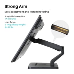Huion Desktop Arm ST500 Display Holder for 2-10Kg Monitor Compatible with Kamvas 22/22 Plus/24/24 Plus/Pro 19/Pro 24 (4K)/Pro 27