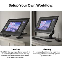 Huion Desktop Arm ST500 Display Holder for 2-10Kg Monitor Compatible with Kamvas 22/22 Plus/24/24 Plus/Pro 19/Pro 24 (4K)/Pro 27