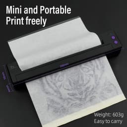TAIDU P19 Tattoo Printer Portable Thermal Stencil Printer Bluetooth Printing Tattoo Printer Stencil Tattoo Equipment
