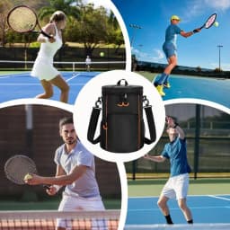 Large Capacity Sport Tennis Satchel Waterproof Balls Holder Bag Tennis Bag With Multiple Pockets And Shoulder Strap For Tennis