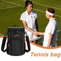 Large Capacity Sport Tennis Satchel Waterproof Balls Holder Bag Tennis Bag With Multiple Pockets And Shoulder Strap For Tennis