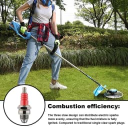 Spark Plug L7T Three-sided Pole Single-sided Pole For Gasoline Chainsaw And Brush Cutter 2Stroke Spark Plugs