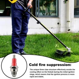 Spark Plug L7T Three-sided Pole Single-sided Pole For Gasoline Chainsaw And Brush Cutter 2Stroke Spark Plugs