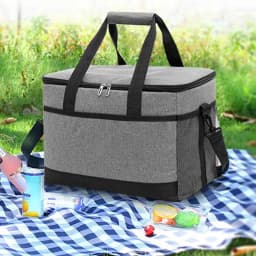 Insulated Picnic Lunch Bag 33L Large Capacity Cooler Bags Food Thermal Box for Outdoor Travel Camping Thickened oxford cloth