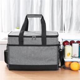 Insulated Picnic Lunch Bag 33L Large Capacity Cooler Bags Food Thermal Box for Outdoor Travel Camping Thickened oxford cloth