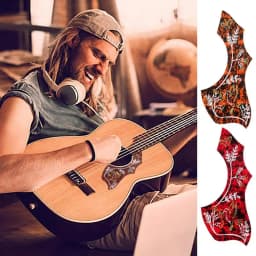 Guitar Pick Guards Guitar Self-Adhesive Scratch Plate Guitar Protector Set Of 10 Versatile Anti-Scratch Guard Plate Guitar