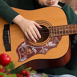 Guitar Pick Guards Guitar Self-Adhesive Scratch Plate Guitar Protector Set Of 10 Versatile Anti-Scratch Guard Plate Guitar
