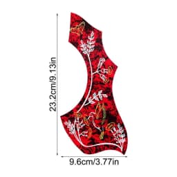 Guitar Pick Guards Guitar Self-Adhesive Scratch Plate Guitar Protector Set Of 10 Versatile Anti-Scratch Guard Plate Guitar