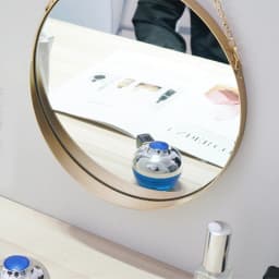 Round Hanging Mirror Metal Wall Mount Mirror Art Toilet Bathroom Decor Nordic Style Mirror 2024 New Arrival