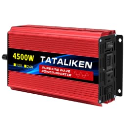 1600w-4500W 12V/24V to AC 110V 60Hz Pure Sine Wave Inverter Car Power Tranfermer Voltage Portable Converter with LED Display