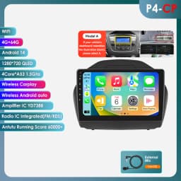 Hizpo Car Radio For Hyundai Tucson 2 IX35 2011 - 2017 Wireless CarPlay Android Auto Intelligent Systems 2din 4G WIFI DSP GPS BT