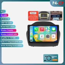 Hizpo Car Radio For Hyundai Tucson 2 IX35 2011 - 2017 Wireless CarPlay Android Auto Intelligent Systems 2din 4G WIFI DSP GPS BT
