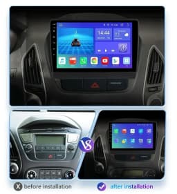 Hizpo Car Radio For Hyundai Tucson 2 IX35 2011 - 2017 Wireless CarPlay Android Auto Intelligent Systems 2din 4G WIFI DSP GPS BT