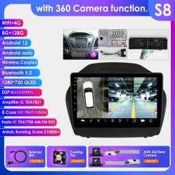 Hizpo Car Radio For Hyundai Tucson 2 IX35 2011 - 2017 Wireless CarPlay Android Auto Intelligent Systems 2din 4G WIFI DSP GPS BT