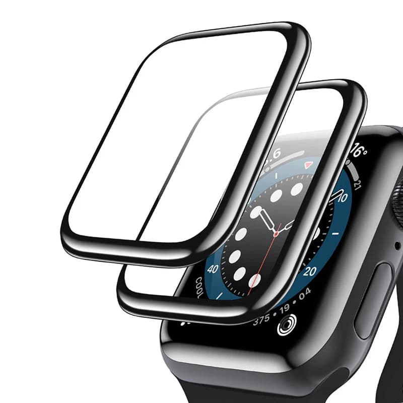 Soft Glass For Apple Watch Screen Protector 44mm 45mm 41mm 38mm 42 40mm 9D HD Full Film iWatch series 6 5 3 8 7 9 se Accessories