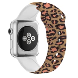 Sport Strap for Apple Watch band 44mm 40mm 45mm 49mm 38mm 42mm 41mm Printed Silicone Bracelet for iwatch series 7 6 5 3 SE ultra